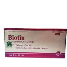 Viên Uống Bổ Sung Biotin Vitamin B5 Rostex