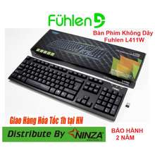 Bàn Phím Không Dây Gaming L411W Hàng Chính