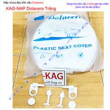 [HCM]Nắp bồn cầu dolcera Trắng KAG- NAP