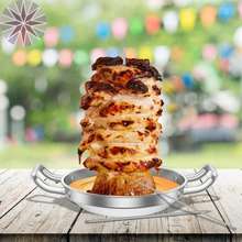 Al Pastor Skewer Thép Không Gỉ Dọc Xiên