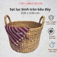 Giỏ Đựng Đồ Đa Năng Tròn Smile Decor , 