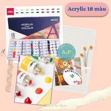 [Lộcs Art Store] Bộ Màu ACRYLIC Vẽ Vải