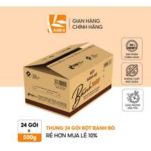 Thùng Bột Bánh Bò Cốt Dừa 500G X 24 Gói 