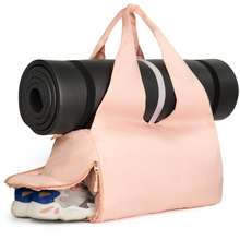 Sports Gym Yoga Bag With Wet Pocket Travel Duffel 