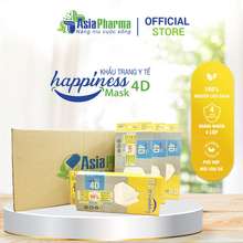 [ 32 Hộp] Khẩu Trang Y Tế 4 Lớp Happiness 