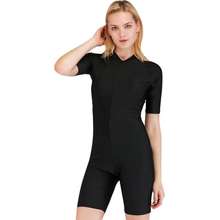 Womens Snorkeling Suit Short Sleeve One Piece