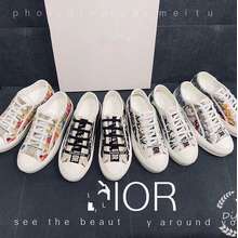 Dior 20222 New White Shoes Women'S Embroidery