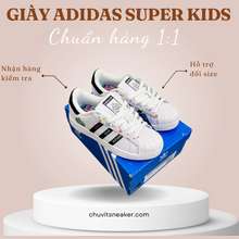 Giày Adidas Trẻ Em Superstar Mềm Nhẹ Êm