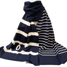 Khăn Quàng Cổ Nữ Scarf Navy Màu Xanh