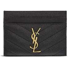 Ví Nữ Yves Saint Laurent Card Holder With Gold 