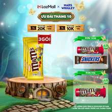 Combo 3 gói Kẹo Sô Cô La Đậu Phộng M&MS 