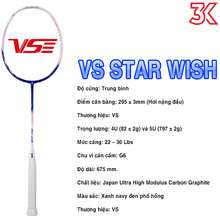 Set Vợt Cầu Lông VS Star Wish (Nội Địa Trung)