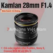 Ống Kính Kamlan 28Mm F1.4 Dùng Được Cho