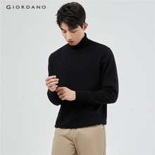 Men 100% Cotton Turtleneck Sweater