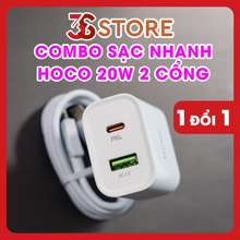 Bộ Sạc Nhanh iPhone 20W C80A Plus: Hai