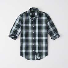 Áo sơmi nam ABR-USA-S67 Plaid Oxford