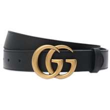 Thắt Lưng Nữ Double G Buckle Leather Belt