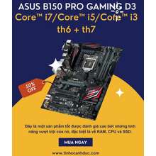 Bo mạch chủ B150 PRO GAMING D3 hỗ trợ