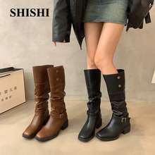 Shishi Giày Nữ Boot Nữ Bột Thời Trang