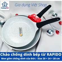 Chảo Đúc Đáy Từ Rapido Chống Dính Men