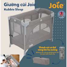 Giường Cũi Hạ Thành Cho Bé - Kubbie Sleep 