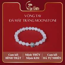 Vòng Đá Mặt Trăng Moonstone Tự Nhiên