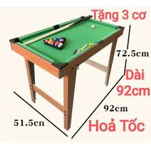 (Tặng Kèm 3 Cơ, Bàn Bi A 92X52Cm Và