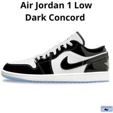 Giày Air Jordan 1 Low Dark Concord, Giày Thể