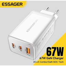 Essager 67W Gan USBA Loại C Sạc sạc nhanh