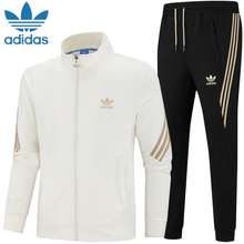 Bộ Đồ Thể Thao Dài Tay Thêu Logo Adidas