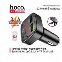 Tẩu Sạc Xe Hơi Hoco E59 V5.0, 2 Cổng Usb ( 