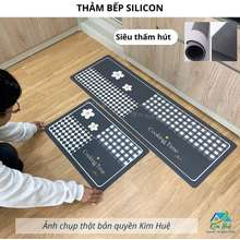 Bộ Thảm Bếp Silicon, Thảm Chùi Chân