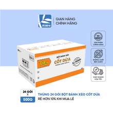 Thùng Bột Bánh Xèo Cốt Dừa 500G X 24