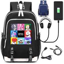 Justgogo Kpop Bangtan Boys Backpack Daypack