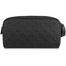 Túi Cầm Tay Nam LV Dopp Kit Monogram Black