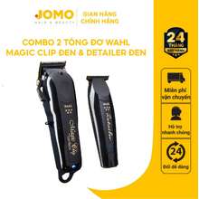 Combo Tông Đơ Cắt Tóc Magic Black Cordless