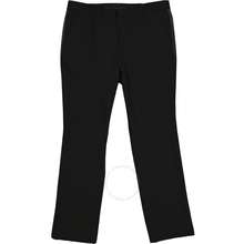 Burberry Men 39 S Black Classic Fit Silk Trim Wool Tailored Trousers Brand Size 54 Waist Size 37 4 34