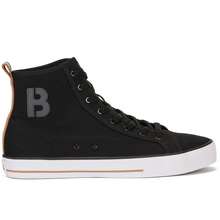 Boss Mens Aiden Hito High Top Cotton Trainers With B Branding