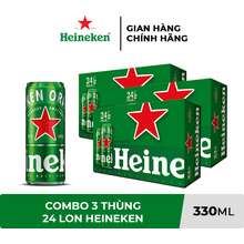 Combo 3 Thùng 24 lon bia 330ml/lon - Bao Bì