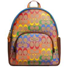 Balo Nữ Court Backpack In Rainbow Signature
