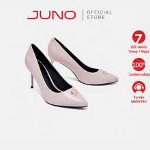 Juno Giày Cao Gót 9Cm Nữ Thời Trang Trang Trí Khoá Logo Cg09153