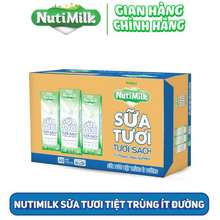 Thùng 48 HỘP NutiMilk Sữa tươi tươi