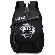 Justgogo Kpop Bangtan Boys Backpack Daypack