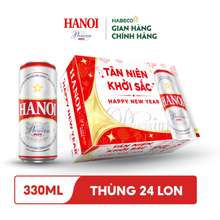 Thùng 24 Lon Bia Hanoi Premium Phiên Bản