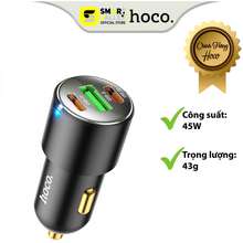 Tẩu Sạc Ô Tô Hoco Nz6, Sạc Nhanh 45W,