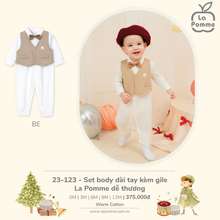 Aw2024 Set Body Dài Tay Kèm Gile Dễ Thương