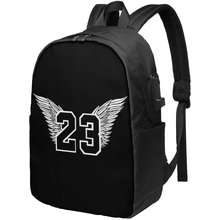 23 Basketball God Laptop Backpack For Women Men