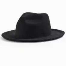 Nón phớt màu đen fedora Zara authentic