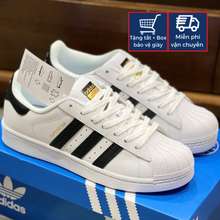 Giày_Adidas Superstar Màu Trắng 3 Sọc Đen