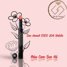 Chanel [HCM]Son lì màu cam san hô số 204 Coco Stylo Complete Care Article